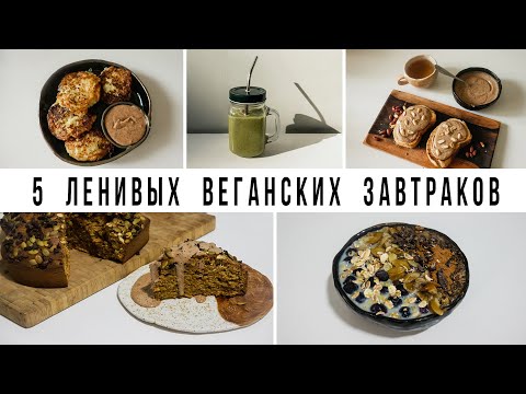 Видео: 5 ЛЕНИВЫХ ВЕГАНСКИХ ЗАВТРАКОВ || Vegan Family || БЫСТРЫЕ ПРОСТЫЕ ВКУСНЫЕ РЕЦЕПТЫ