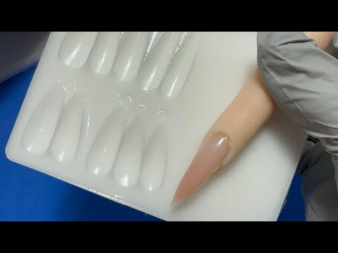 Видео: 4️⃣7️⃣ Наращивание ногтей/верхние формы/Силиконовый молд/гелевые типсы