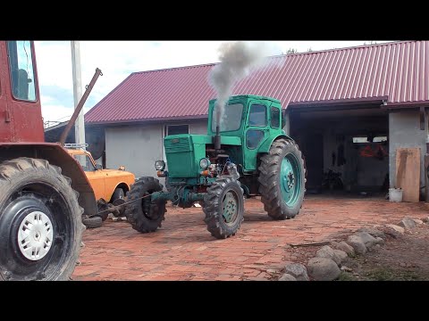 Видео: Запускаем двигатель легендарного трактора Т-40. Первые метры после капиталки!!!