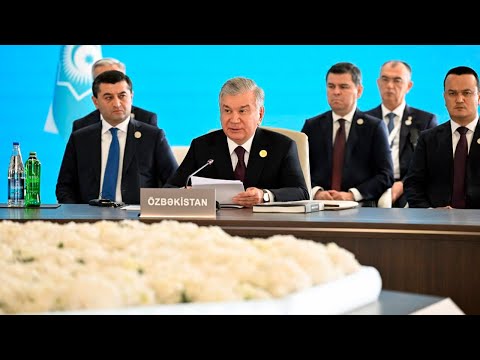 Видео: Президент Узбекистана выступил с инициативами по укреплению сотрудничества между тюркскими странами