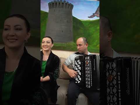 Видео: Звездная пара поет даргинскую песню под гармошку. Заира Алтаева и Саид Шахбанов. Классное исполнение