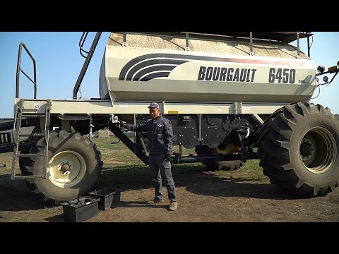 Видео: Инструкция по калибровке пневматического бункера Bourgault с монитором модели 591