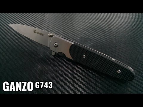 Видео: Нож Ganzo G743. В общем-то неплохо!