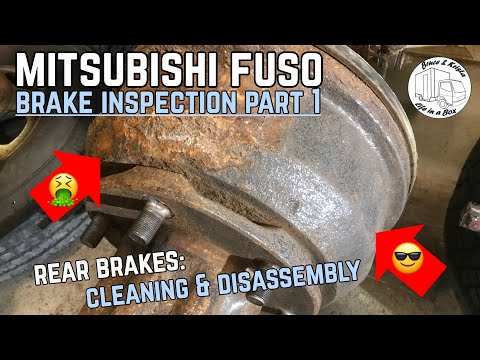 Видео: Проверка заднего тормоза Fuso FG