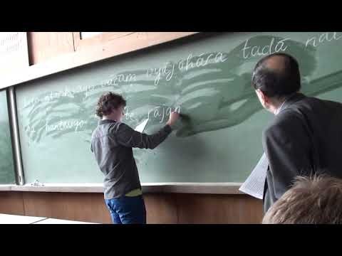 Видео: Грамматический строй санскрита. 2014-2015 гг. Лекция 6. 18 октября 2014 г.