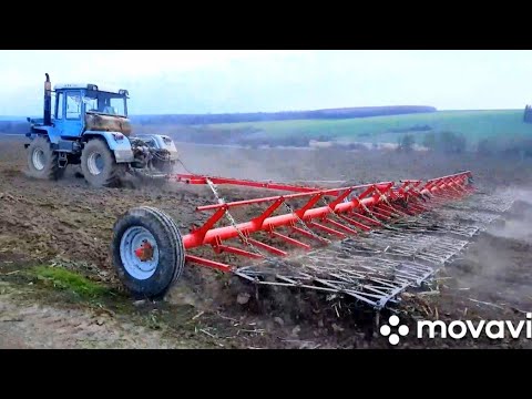 Видео: Закрытие влаги ХТЗ-17221 + БГ-14 2020 год