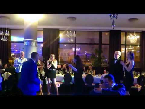 Видео: Новогодний корпоратив в ресторане Шарден  Ведущая Мария Рудакас