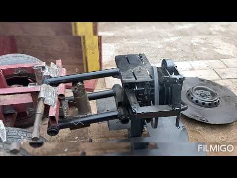 Видео: косарка на минитрактор  роторная