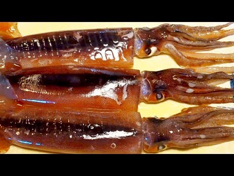 Видео: Японские традиционные блюда из кальмаров