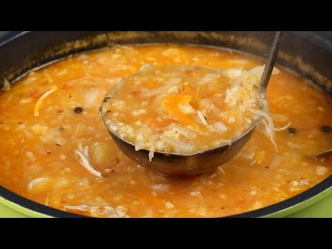 Видео: Знаменитый ПОЛТАВСКИЙ КАПУСТНЯК по рецепту наших Бабушек – с пшеном и квашеной капустой, наваристый