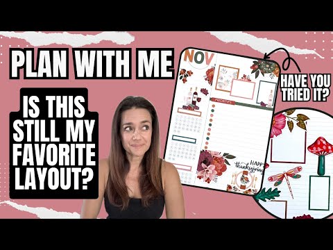 Видео: Планируйте со мной [Используя мой ЛЮБИМЫЙ макет!]