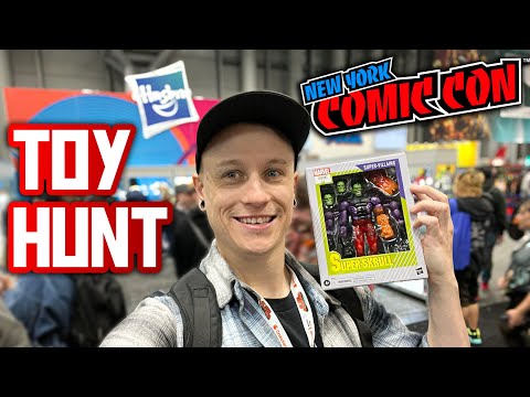 Видео: Все фигурки на Comic Con 2025 в Нью-Йорке! — Toy Hunt с Sirdork