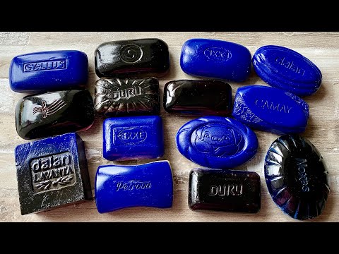 Видео: ASMR SOAP| Cutting colored soaр | Soap Carving| Резка крашенного мыла