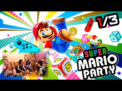 Видео: SUPER MARIO PARTY (1/3) - Свитчовая заруба на четырех (Запись стрима)