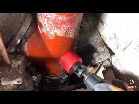 Видео: Врезка в чугун SML PREIS с помощью AIRFIT(до5.5мм стенка)