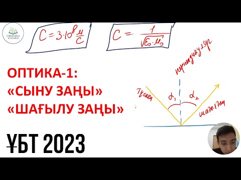 Видео: Оптика-1: Жарықтың сыну заңы және шағылу заңы. Толық ішкі шағылу заңы | 6-сабақ | Физика ҰБТ 2023