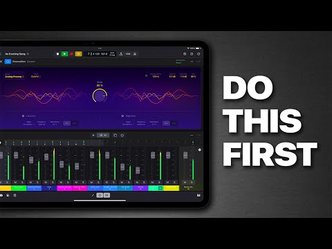 Видео: Logic Pro для iPad: сначала сделайте ЭТО