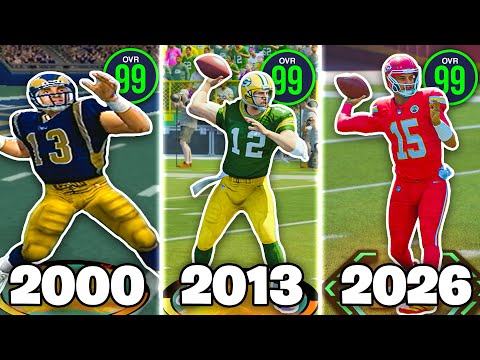 Видео: Забейте тачдаун с ЛУЧШИМ квотербеком в КАЖДОЙ игре Madden!