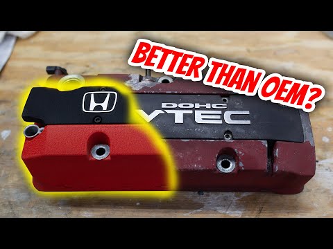 Видео: Восстановление крышки клапана S2000 с помощью морщинистой краски