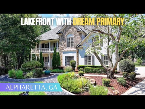 Видео: Очаровательный традиционный роскошный дом на берегу озера с бассейном + огромная основная комната...