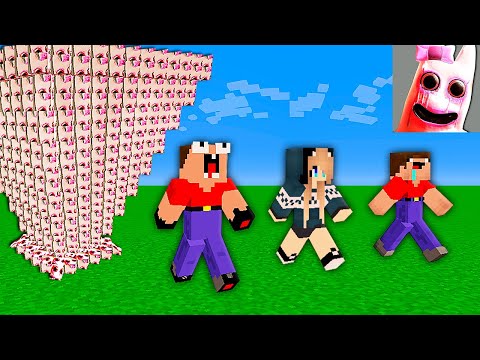 Видео: СПАСУТСЯ ЛИ НУБ И ДЕВУШКА ПРО ОТ ЦУНАМИ БАНБАЛИНА В МАЙНКРАФТ