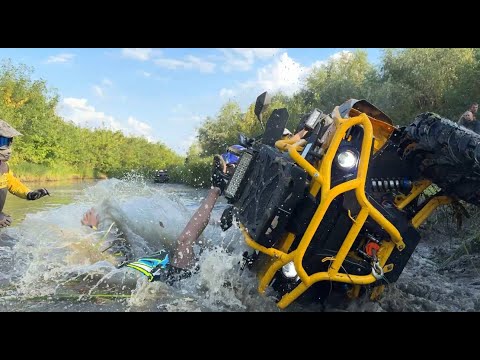 Видео: Открытие КВАДРОСЕЗОНА Волгоградских КВАДРОБРАТЬЕВ 50-квадроциклов 🚜 тестируем SEGWAY At10 MUD