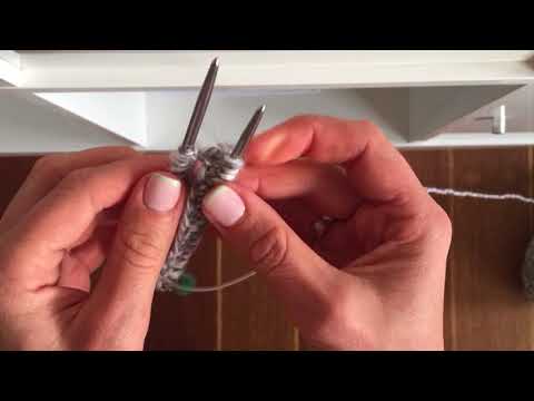 Видео: Носки на круговых спицах. Magic loop. Ч.1.