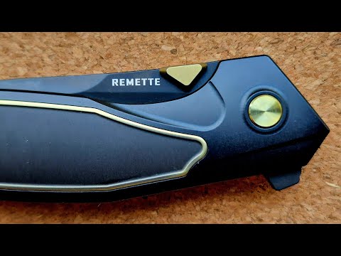 Видео: ЗОЛОТО НА ЧЁРНОМ. Нож KINGFISHER Remette Knife