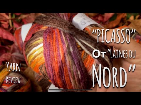 Видео: Осенняя 🍁 РОСКОШЬ: ПРЯЖА "Picasso" от "Laines du Nord": РУЧНОЕ ОКРАШИВАНИЕ 👌