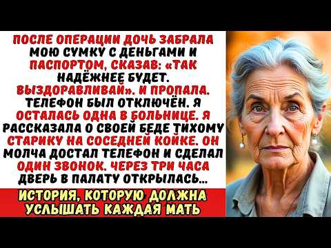 Видео: Дочь бросила меня в больнице без денег и документов. Но она не знала, кто…