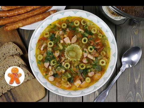 Видео: Солянка мясная сборная (суп)