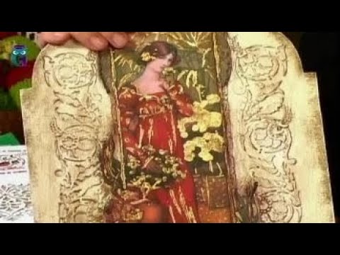 Видео: Декупаж. Изучаем декораторскую технику имитации резьбы по кости. Мастер класс. Наташа Фохтина