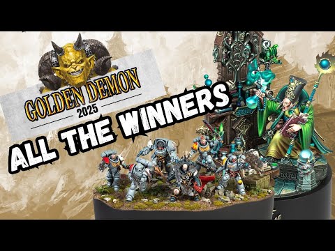 Видео: Победители Golden Demon 2025 | Несколько безумно крутых миниатюр