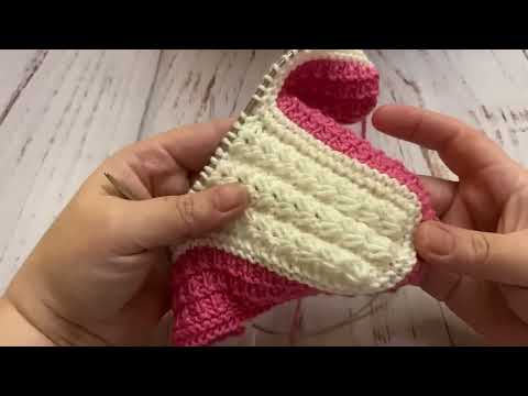 Видео: ТЕПЛЫЕ И КЛАССНЫЕ !!! Тапочки следки на двух спицах без швов  //   patik modelleri