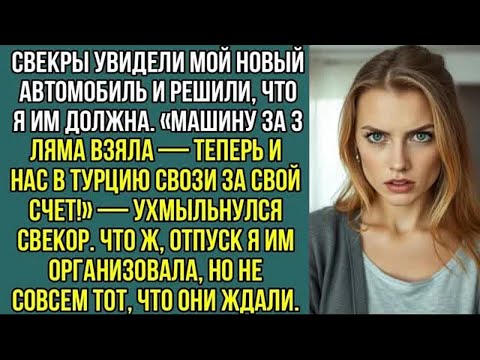 Видео: Свекры увидели мой новый автомобиль и решили, что я им должна