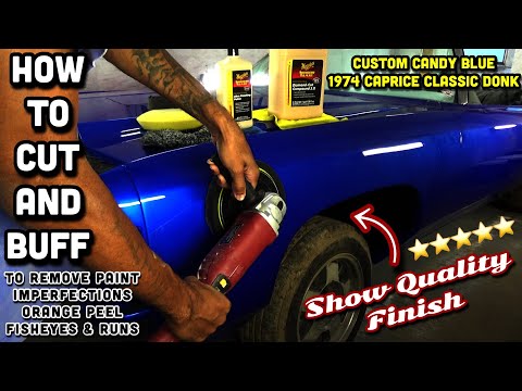 Видео: Как резать и полировать — мокрая шлифовка для удаления подтёков краски и апельсиновой корки на пр...