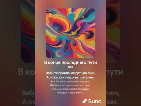 Видео: В конце последнего пути (R&B)