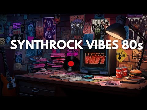 Видео: KISS 80s Synthrock Mix // Lofi Rock Synthwave & Музыка для Retro Coding