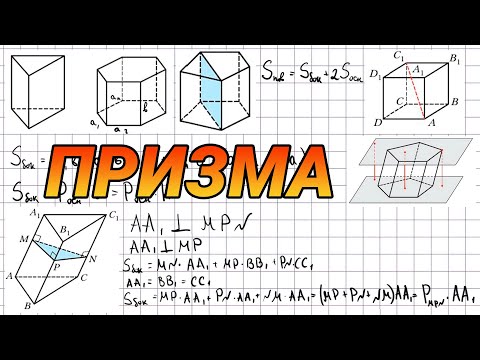Видео: Призма - геометрия 10 класс