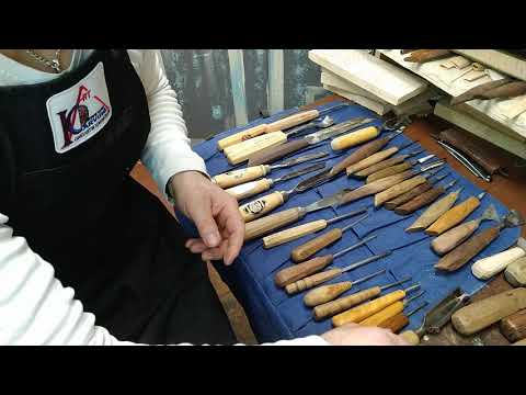 Видео: Обзор  стамесок и ножей.Инструмен для резьбы по дереву.Разница и преимущество разных стамесок.