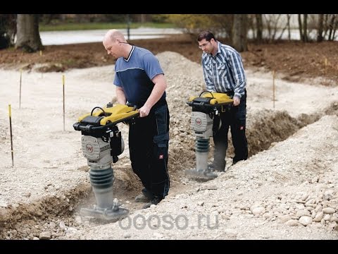 Видео: Трамбовка грунта