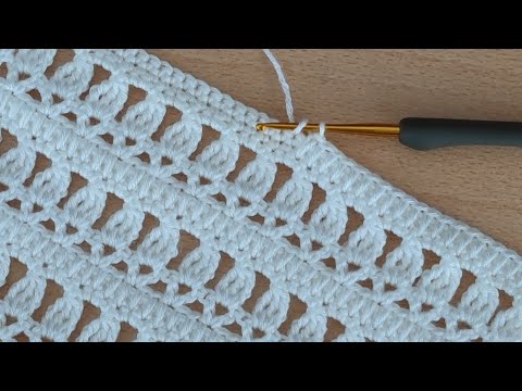 Видео: 💯супер простой узор крючком для разных проектов | топ, шарф, шаль и одеяло крючком