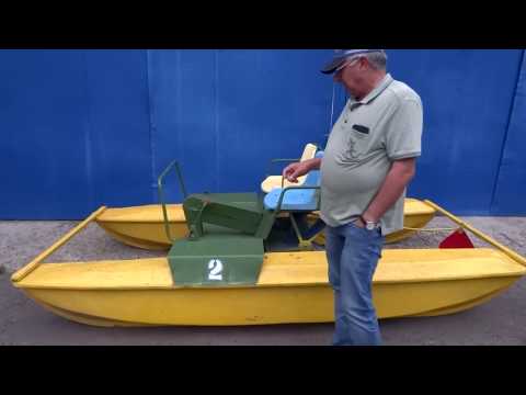 Видео: Водный велосипед Янтарь . в ремонт