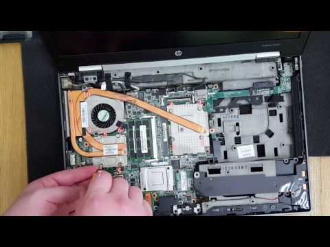 Видео: HP Elitebook 8560w Disassembly and thermal compound paste replacement, разборка