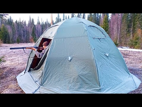 Видео: ОХОТА НА УТКУ С ЧУЧЕЛАМИ ИЗ УКРЫТИЯ / ОТКРЫТИЕ СЕЗОНА НА КРАЙНЕМ СЕВЕРЕ / ЗАКОЛДОВАННОЕ МЕСТО.