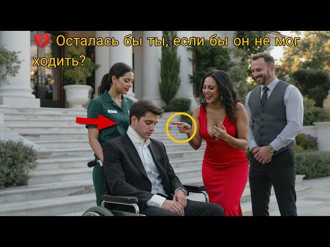 Видео: Миллионер притворился инвалидом. Невеста над ним издевалась. А вот горничная — нет.