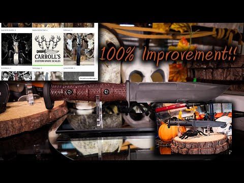 Видео: Ножевые весы Carroll's Custom - KA-BAR SLABBY 1310 УЛУЧШЕНЫ!!!