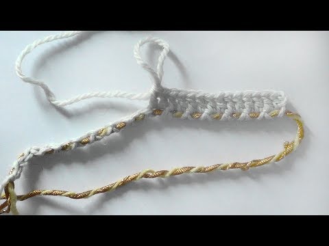 Видео: Наборный ряд с дополнительной нитью