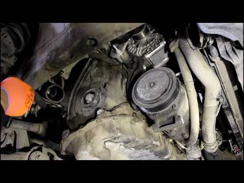 Видео: Замена комплекта ГРМ двигатель CAWA на Volkswagen Tiguan 2,0 Фольксваген Тигуан 2009 год  1часть