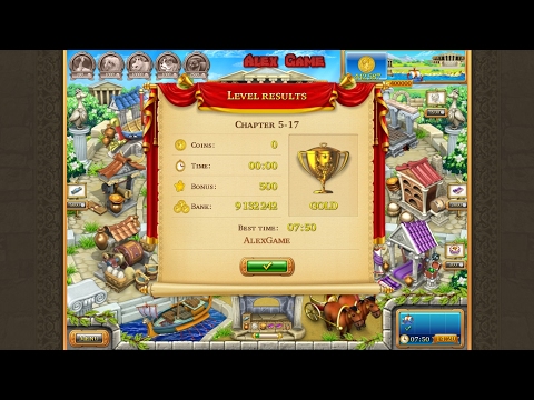 Видео: Farm Frenzy Ancient Rome Chapter 5-17 only GOLD Веселая ферма Древний Рим Глава 5-17 Золото